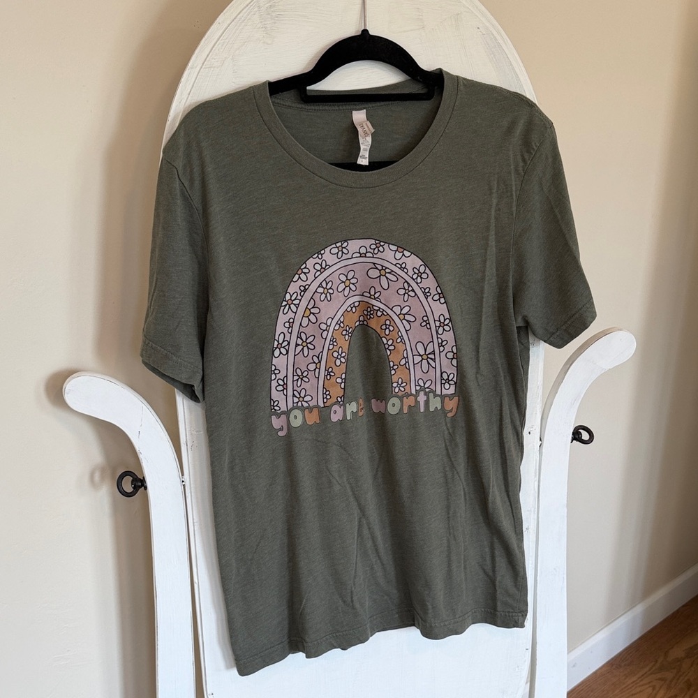 Bella Canvas Olive Green Short Sleeve Tee